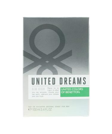 United Colors of Benetton United Dreams Eau de Toilette Spray for Men Aim High 3.4 Ounce (Pack of 2) 3.4 Fl Oz (Pack of 2) Aim High - Buy Online on GoSupps.com