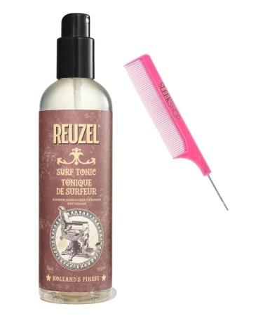 yper Comb + R z SURF TONIC (355 mL) Men Hair Styling Product for Man (w/SIeekshop Pink Comb) (Surf Tonic (12 oz))