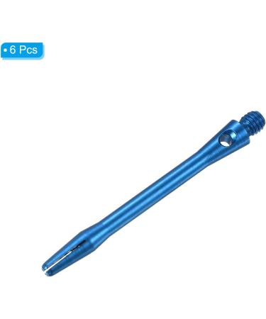 Sky Blue Aluminum Dart Shafts - 48mm Medium 2BA Thread Stems for Steel Tip Darts | PATIKIL Dart Accessories - Buy Online on GoSupps.com