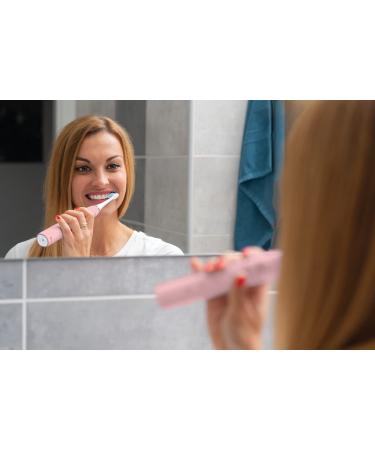 Concept Home Appliances ZK4012 Sonic Electric Toothbrush - Travel Ready 2 Brush Heads (Daily Clean + Sensitive) 38 000 Vibrations/Min Pink - Buy Online on GoSupps.com