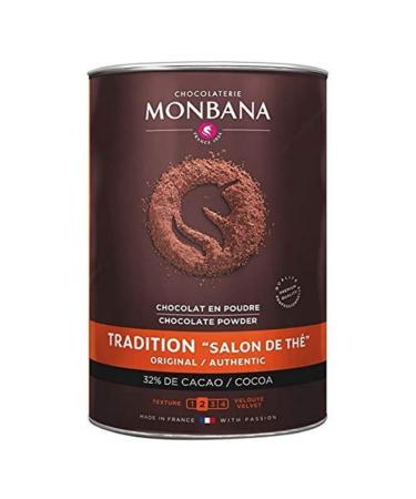 Monbana Chocolate Powder 1 kg Box (Min. 32% Cocoa), 1st Pack (1 x 1 kg)