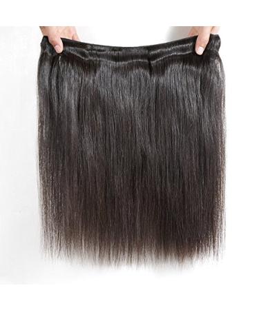 MILA 10-28 100% Real Brazilian Virgin Hair Bundles - Silky Straight Human Hair Weaving Extensions (100g/PC) - Premium Quality 28 Hair Weave - Buy Online on GoSupps.com