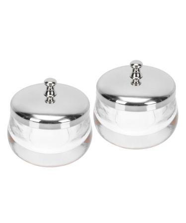 2 pi ces Lot de Gobelets Verre pour Dissolvant Vernis Outil Manucure Transparent Design l gant et Pratique pour Salon et Usage Personnel