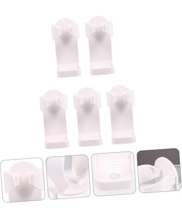 Minkissy 15 Pcs White Plastic Razor Holder & Clothes Rack - Versatile Wall Storage for Old Customers - Buy Online on GoSupps.com
