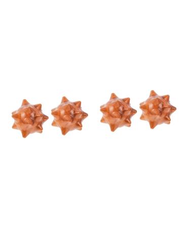 Beavorty 4 pieces massage pearls Fitnessball Training roller acupuncture point ball for a spiky acupressure massager muscle massager for body tissue.