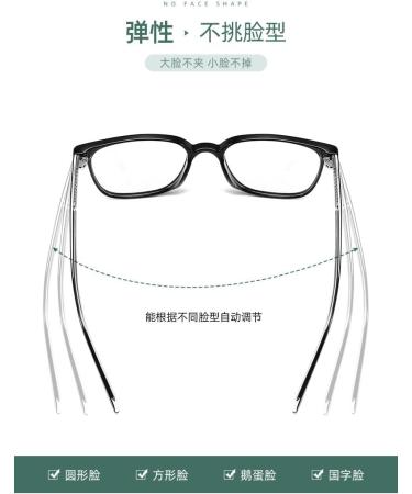 Retro Square TR90 Blue Light Blocking Glasses for Men & Women | UV Protection Computer & Reading Glasses - Tortoise 52mm - Buy Online on GoSupps.com