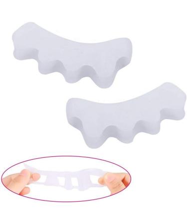 Xwanli 2 Pairs Silicone Hallux Valgus Toe Separators - Friction Protection & Foot Bandage for Optimal Comfort - Buy Online on GoSupps.com