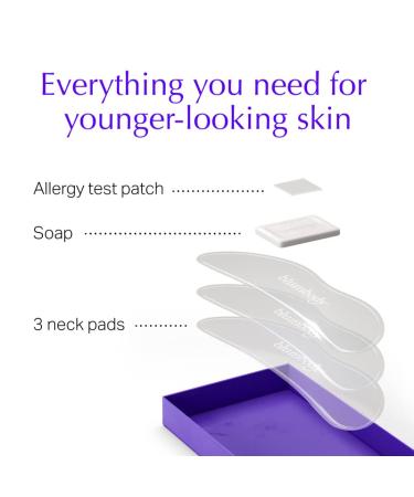 BLUMBODY Neck Wrinkle Pads - Anti-Aging Silicone Patches for Skin Firming & Tightening - Overnight Reusable Treatment for Neck Lift - 3 Pack - Buy Online on GoSupps.com