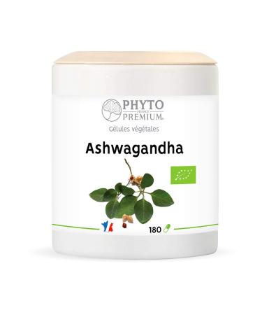 ASHWAGHANDA Root - Whitania Somnifera - 180 Capsules 375 MG (ORGANIC)