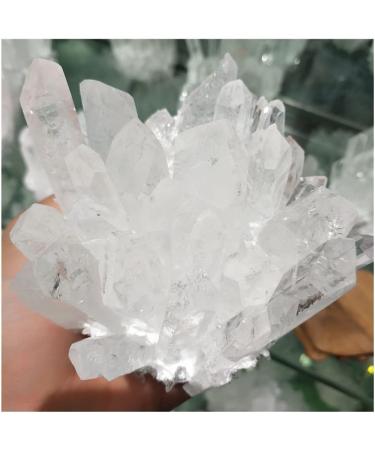 Natural Transparent White Crystal Cluster Natural Crystal Reiki - Buy Online on GoSupps.com