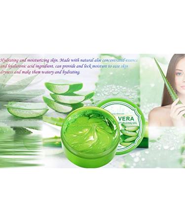 300g Aloe Vera Gel - Moisturizes Damaged Skin Relieves Acne Scars Soothes Sunburn & Redness Anti-Inflammatory Repair Solution - Buy Online on GoSupps.com