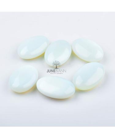 June&Ann Opalite Palm Stones - Healing Gemstone Therapy for Chakra Balancing - Buy Online on GoSupps.com