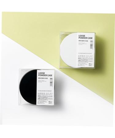 Beavorty 3 pcs travel cosmetic jar cosmetic powder container setting powder container makeup powder case - Buy Online on GoSupps.com