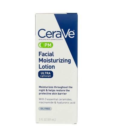 CeraVe Facial Moisturizing Lotion PM SPF30 3oz (89ml) - Pack of 2 - Buy Online on GoSupps.com