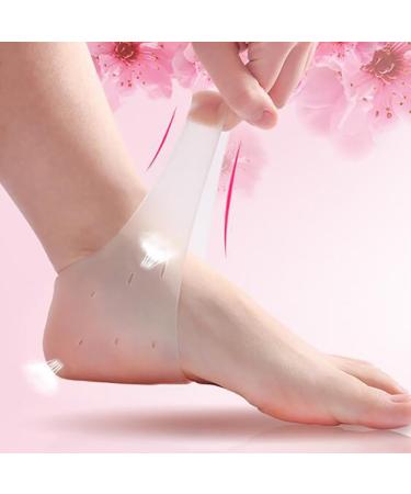Breathable Elastic Silicone Heel Cups - 2 Pairs Lightweight Foot Grips & Versatile Protectors for Comfort | International Shipping - Buy Online on GoSupps.com