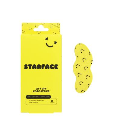 Starface Lift Off Pore Strips, Blackhead Remover, Deep Cleansing Nose Strip, Patches for Nose Pores (8 count)