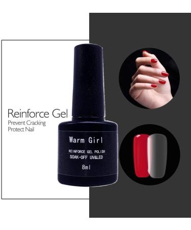 Nail Art Reinforcement Gel Thickness Enhancer Protecter Manicure Soak Off UV Coat - Buy Online on GoSupps.com