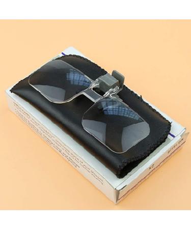 Portable Frameless Magnifier Folding Handfree Clip On Clear Magnifying Glasses HD Lens Precise Eyeglasses Jewellery Appraisal Watch Repair Tool Small Gift - Buy Online on GoSupps.com