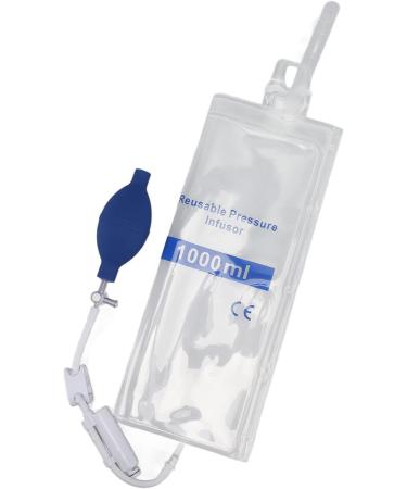 1000ml Medical Pressure Bag TPU Infusion Bag with Good Air Tightness for Emergency Doctors Blood Transfusion Pressure Cuff Outdoor Emergency Accessory - Buy Online on GoSupps.com