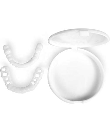 Buy 1 Pair of Fake Braces Veneers - Instant Cosmetic Denture Solution for Bad Teeth - Buy Online on GoSupps.com