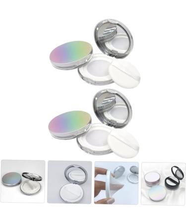 VINTORKY 2pcs Box Powder Box Cake Boxes Cushion Compact Empty Plastic Loose Powder Cases Ultra Thin Clamshell - Buy Online on GoSupps.com