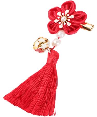 ABOOFAN 3 Pairs Bows Hair Clips Hair Clips for Bows Kids Barrettes for Hair Chinese New Year Hair Clips New Year Bobby Pin Girl Barrettes Clip Chinese Style Hairpin Candy Bag Child Tassel - Buy Online on GoSupps.com