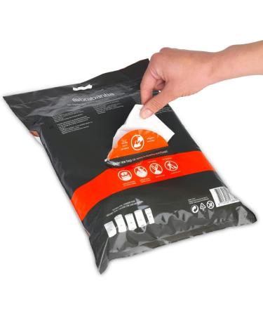Brabantia Perfectfit Garbage Bag Donation Pack - Extra Strong Code L (40L/45L) - 40 White Bags with Train Tape - International Shipping Available - Buy Online on GoSupps.com