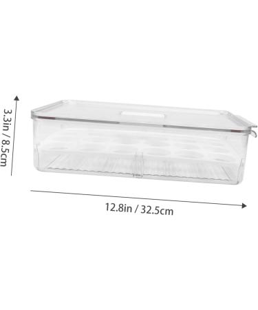 MAGICLULU 1pc Egg Storage Box Fridge Refrigerator Egg Bin Food Storage Case Food Rack Dumpling re-usable 32.5x22.5cm Assorted Color - Buy Online on GoSupps.com