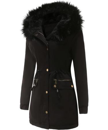 Hehiy Women's Parka Jacket - Lightweight Spring & Summer Coat with Hood | Oversized Outdoor Vest & Winter Jackets in Blue & Black (3XL Available) - Buy Online on GoSupps.com