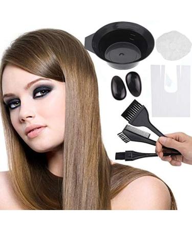 Hair Dye Tint Brush and Bowl Set - Hair Dye Coloring Bleach Bowl Comb Brushes Tint Kit Set 18Pack Hair dying kit 2 - Buy Online on GoSupps.com