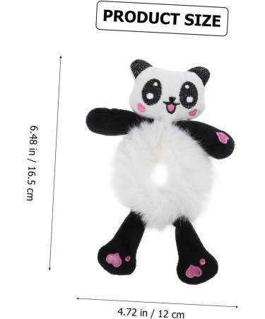 Beavorty giant panda head rope hair elastics scrunchies elastic hair band hair rubber black tiara hair ties hair gems for women black trim hair decoration animal hair tie holder fabric Miss - Buy Online on GoSupps.com