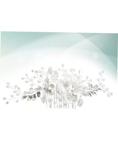 DOITOOL Tiara Women Hairpin Women Hair Comb Women Insert Comb Hair Comb Headpiece Floral Headdress Manual Bride Headgear - Buy Online on GoSupps.com