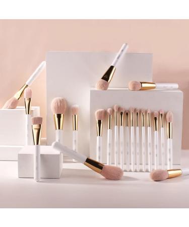 Professional Pink Makeup Brush Set - Synthetic Foundation & Eyeshadow Brushes for Flawless Application | International Shipping Available - Buy Online on GoSupps.com