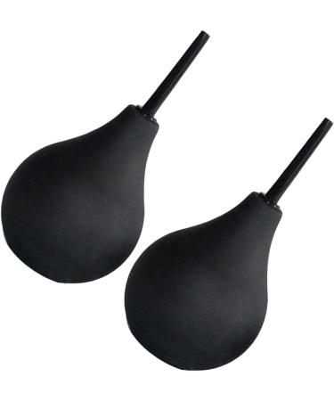 HEALLILY 2PCS Ear Syringes Hand Bulb | Lab Tool for Ear Washing | 224ml (Black) | Adult Kids - Buy Online on GoSupps.com