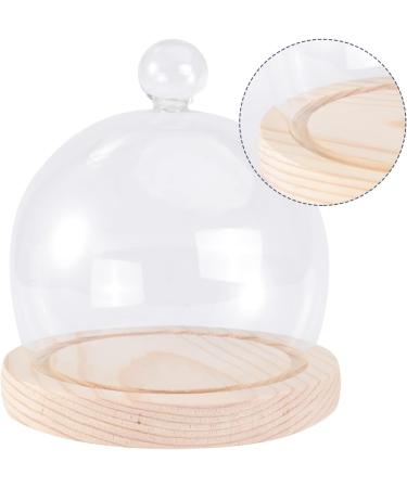 NOLITOY 1 Set Glass Cover High Borosilicate Glass Arch Dust Cover Round 12cm - Buy Online on GoSupps.com