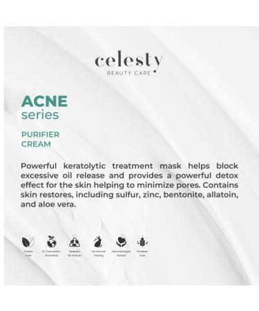 Celesty Beauty Hormonal Acne Face Moisturizer | Liquid Cream Purifier for Hormonal Acne | 60ml Acne Spot Treatment & Vitamin-Enriched Formula - Buy Online on GoSupps.com