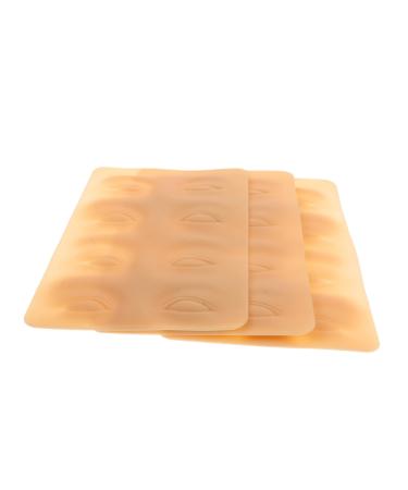 Didiseaon 3pcs Silicone Practice Skin Cosmetic 3d Three-dimensional