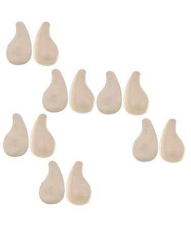 6 Pairs Chic Shoe Pads Half Heel Insoles Fashion Shoe Pads Practical Insoles Heel Correction Insole