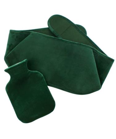 Generic hot water bottle with a shell heat bottle pocket with warm plush waist protection Belt winter hand waist warmer for pain relief waist back neck and shoulders