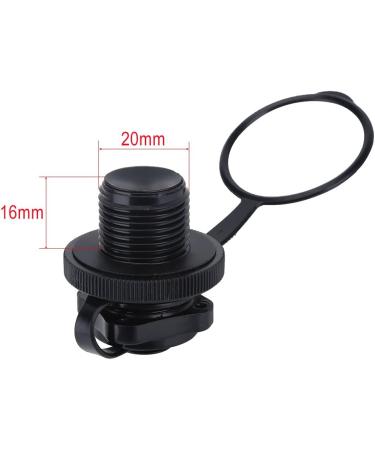 Inflatable Boat Valve 2pcs Replacement Screw Air Valve - One-Way Inflation for Kayak, Raft, Pool Boat - High-Quality Plug - Buy Online on GoSupps.com