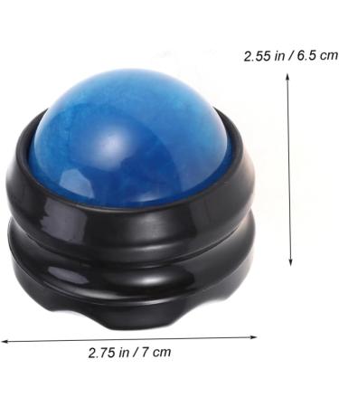 Buy Homsfou Medium Blue Massage Ball - Yoga Therapy & Muscle Roller Tool for Back Pain Relief - International Shipping Available - Buy Online on GoSupps.com