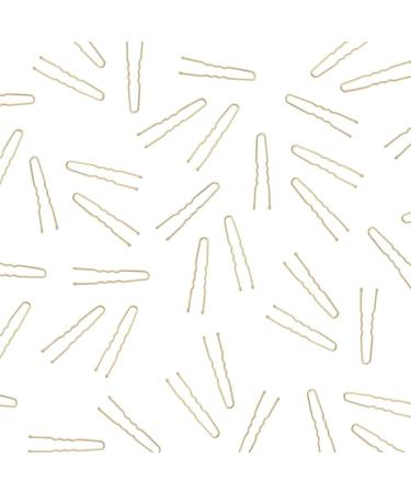 Topkids Accessories Hair Pins U Clips Hair Bun Pins Bobby Kirby Hair Grips Women Girls Brown Blonde Gold Black Large Small Wavy Hairdressing Styling Hairpins (45mm Blonde Gold 72pc) 45mm Blonde Gold 72pc - Buy Online on GoSupps.com