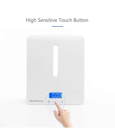 UNICHERRY 2 in 1 Digital Baby Scale - Accurate Weight Measurement for Babies & Pets, Free Growth Chart, 4 Weighing Modes - Buy Online on GoSupps.com
