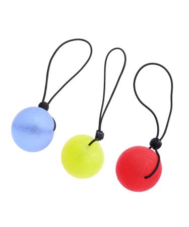 TOVINANNA 3 Pcs Exercise Squeezeball Tool Power Balls Training Grip Strengthening Ball Fitness Massage