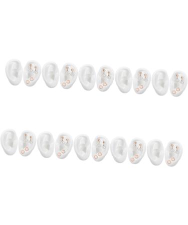 10 Pairs Artificial Ear Models for Display - Simulation Ear Mold & Teaching Tool - Realistic Fake Ears for Science Education - Buy Online on GoSupps.com