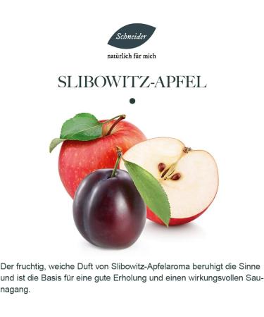 Saunabedarf Schneider Slibowitz Apple Infusion Concentrate - 1000ml | Premium Sauna Experience | International Shipping - Buy Online on GoSupps.com