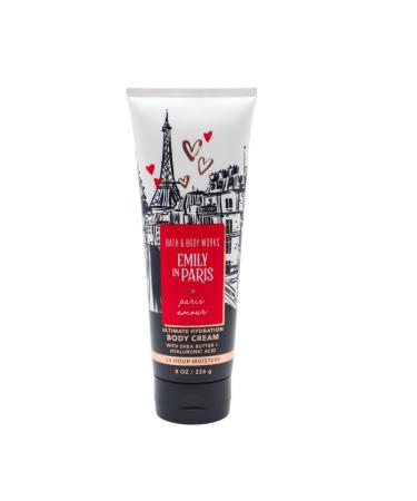 Bath & Body Works Emily in Paris PARIS AMOUR Fine Fragrance Mist & Body Cream 2pc Gift Set with a red bow for Holidays - Full Size - Buy Online on GoSupps.com