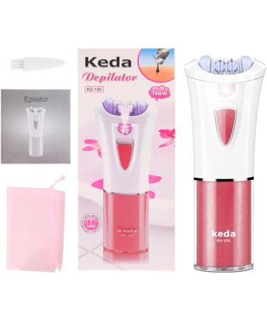 Epilators for Women - Portable Hair Removal Device | Glamorous Skin Electric Epilator with LED Cold Light for Face Bikini Line Armpits Arms Legs & Chin - Buy Online on GoSupps.com