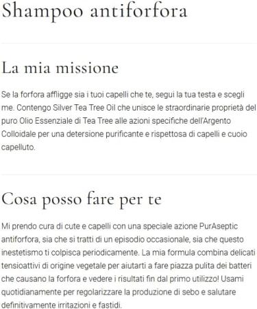  ZUCCARI 2 x 200 ml Puraseptic Gentle Anti-Dandruff Shampoo - Buy Online on GoSupps.com