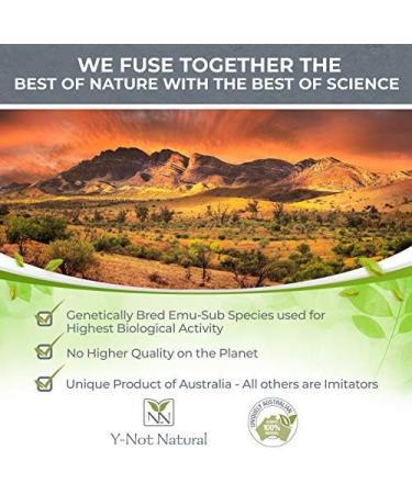100% Pure Pharmaceutical Grade Emu Oil Infused with Green Tea (Natural Oil Blend) (60 ml) 60 ml (Pack of 1) - Buy Online on GoSupps.com